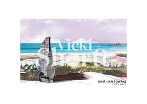 Gwithian Towans Art Print