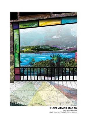 Claife Viewing Station digital art print by Vicki Shortt