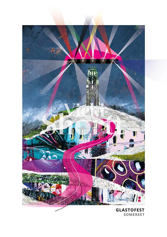 GlastoFest Art Print