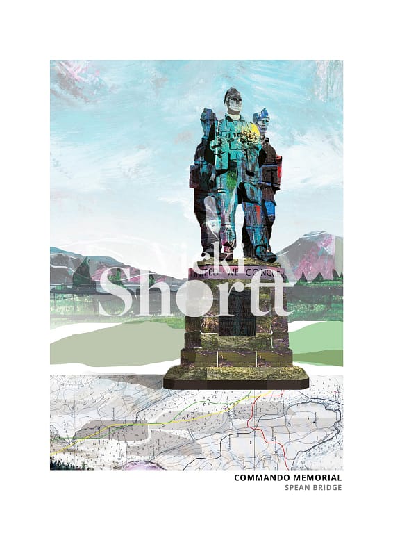 Commando Memorial Art Print