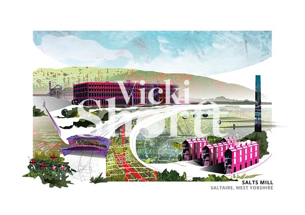 Salts Mill Art Print