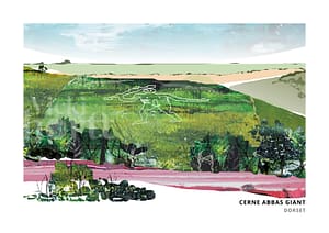 Cerne Abbas Giant Art Print