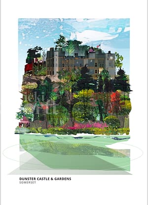 Dunster Castle Art Print