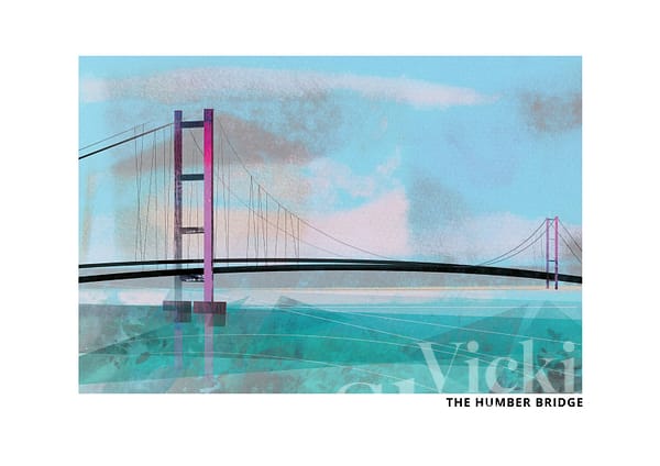 Humber Bridge Art Print