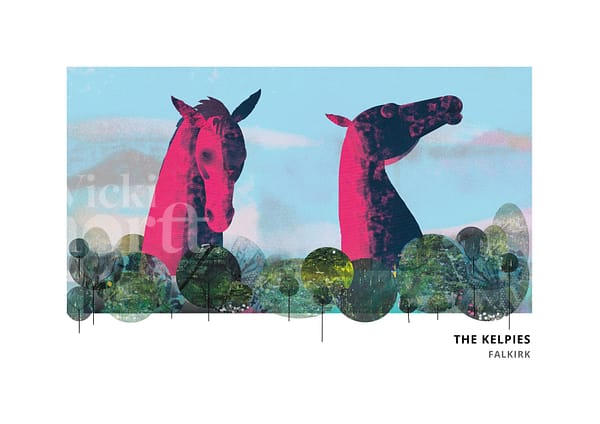 Kelpies Art Print