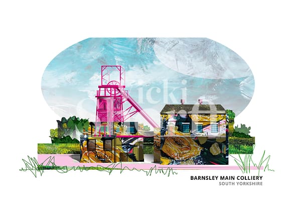 Barnsley Main Colliery Art Print